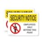 Signmission Employees Only Beyond This Point OSHA Security Notice Sign, Plastic, 10in W x 7in L, 2PK OS-2PACK-SN-P-710-L-11534 - alternate 1